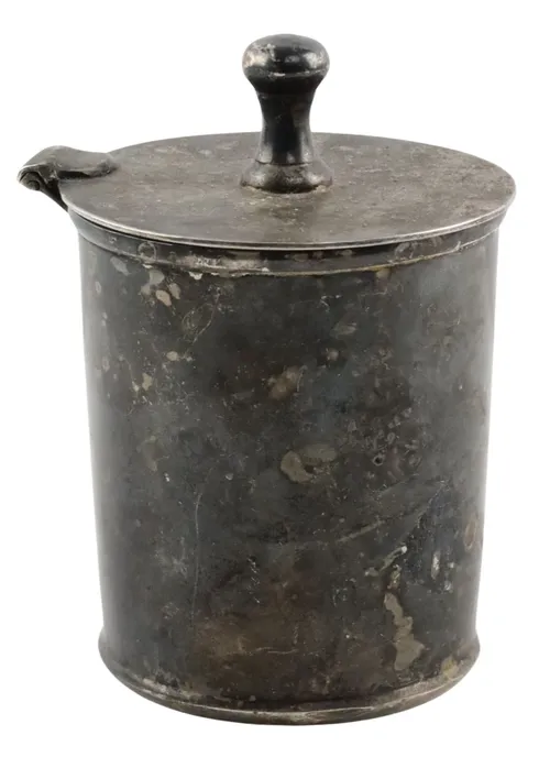 Antique Pewter Tobacco Tin