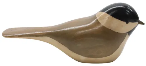 Wood Carved Chickadee 
