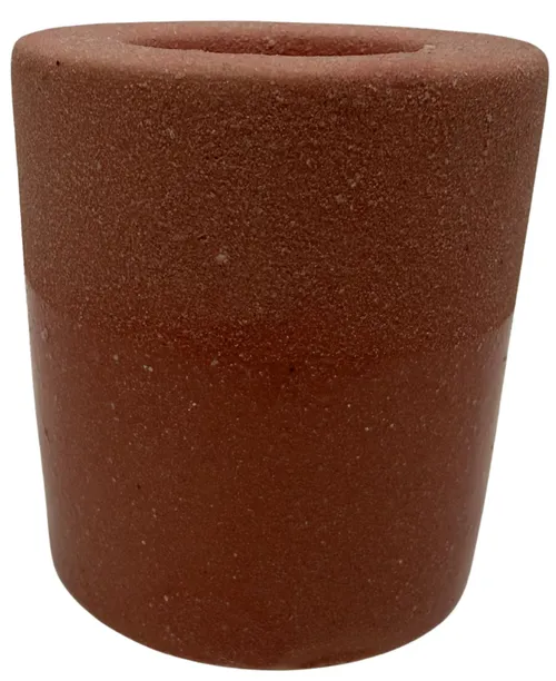 Two Tone Peach Ceramic Tealight Candle Holder