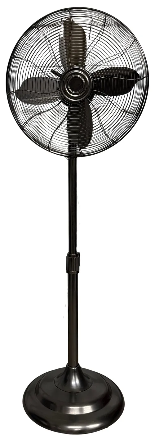Brushed Metal Floor Standing Fan