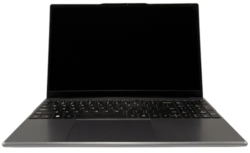 Metallic Silver Laptop With Black Keyboard