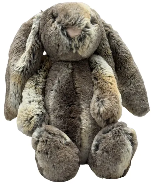 Marbled Brown Bunny Rabbit Plush Stuffed Animal 