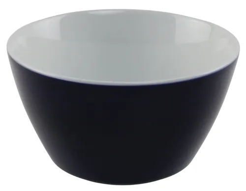 Navy Blue With White Interior Cereal Bowl