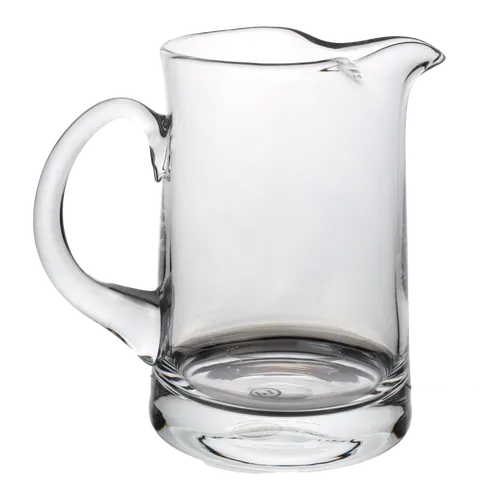 Clear Glass Blown Pitcher