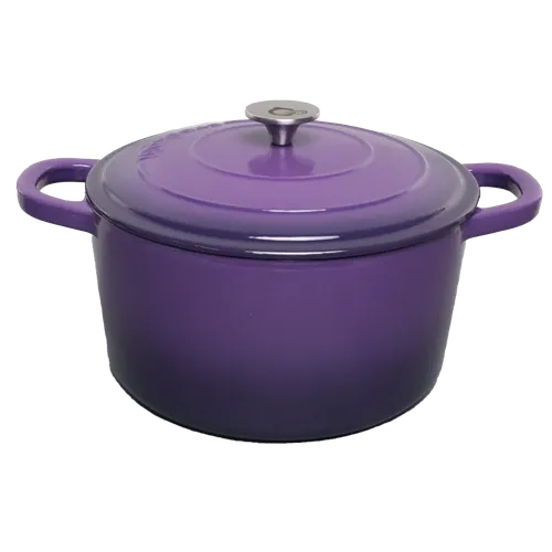 Purple Gradient Cast Iron Dutch Oven