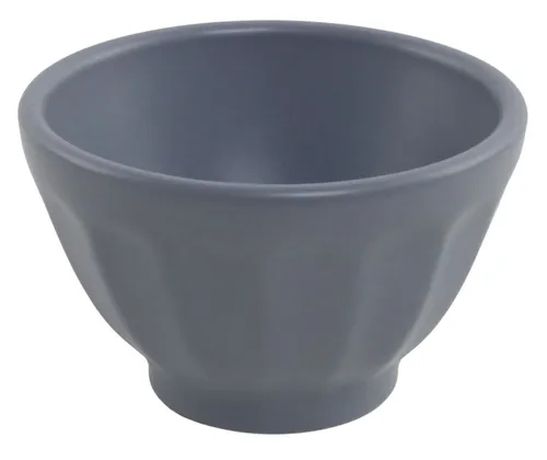 Matte Dusty Blue Ceramic Fluted Ramekin