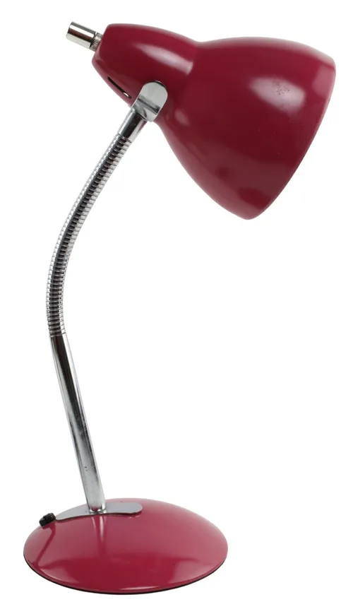 Fuchsia Bendable Arm Desk Lamp