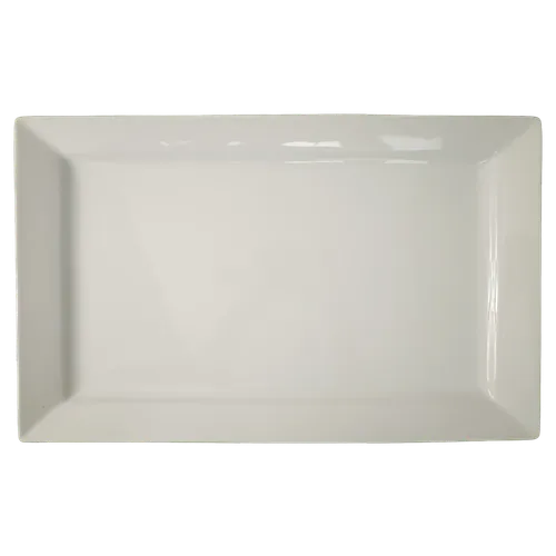 Large White Ceramic Rectangular Platter