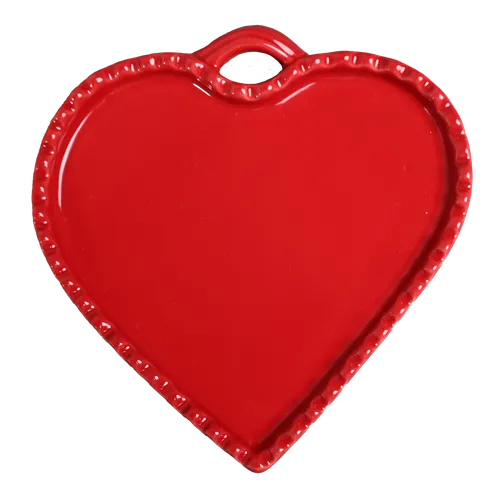 Red Heart Side Plate