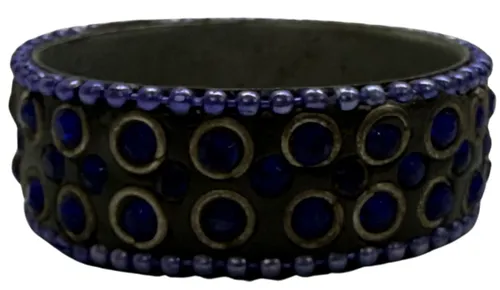 Blue Stone Tealight Candle Holder