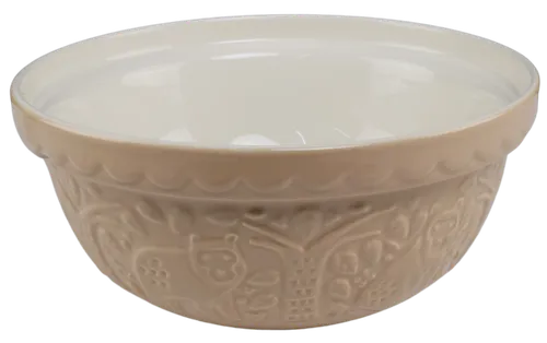 Beige Bear Ceramic Mixing Bowl