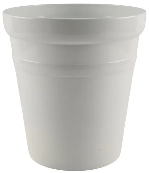 White Plastic Plant Pot