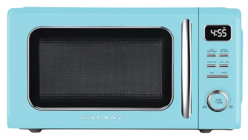 Turquoise Microwave Oven