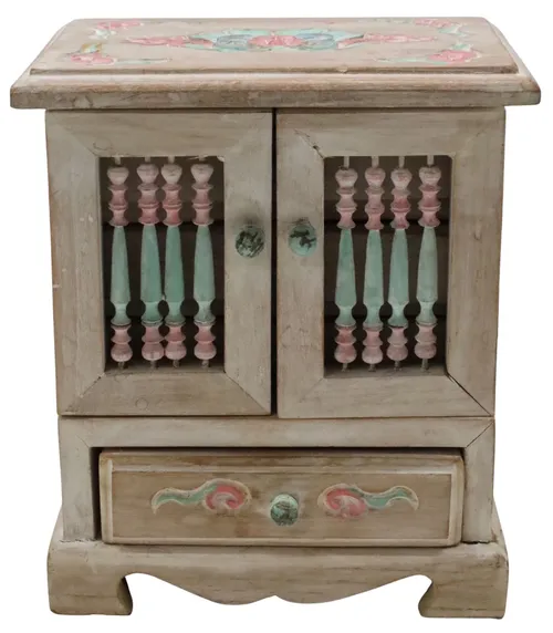 Light Wood Jewellery Box With Drawer