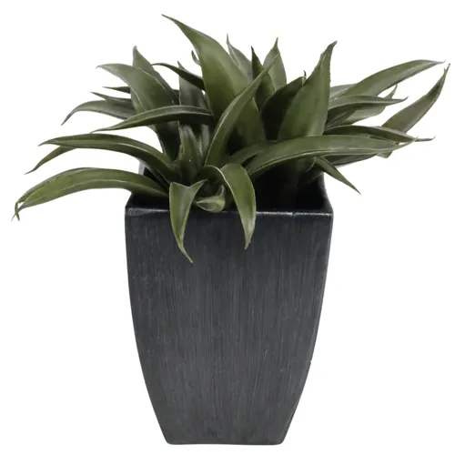 Artificial Aloe Plant With Black Pot