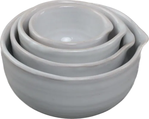 4 Piece Nesting Whitewash Measuring Cups