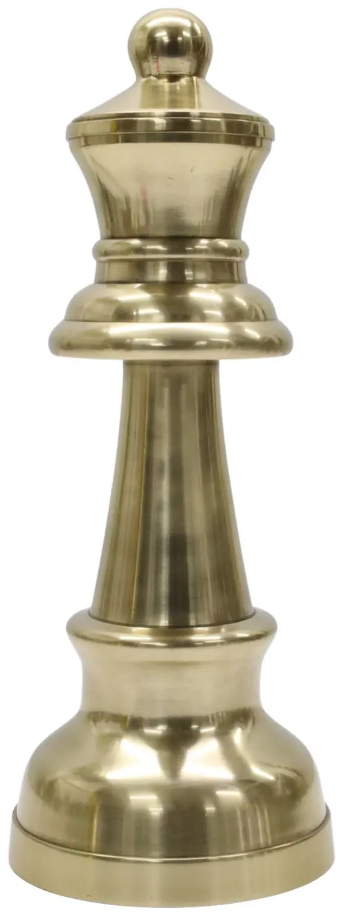 Gold Metal Chess Queen