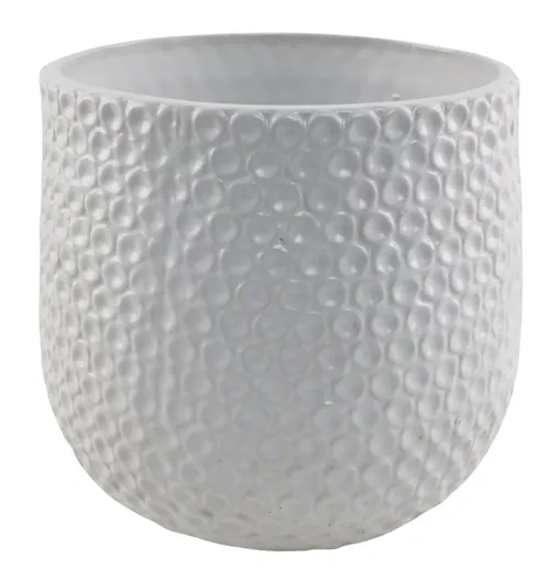 White Ceramic Ginny Plant Pot