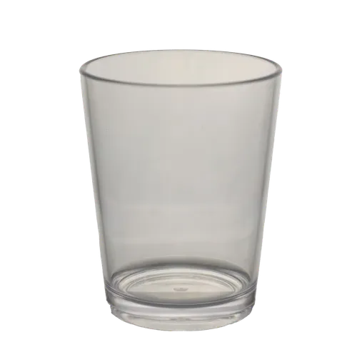 Low Clear Acrylic Unbreakable Drinking Glass