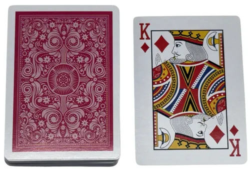 Pink Patterned Playing Card Deck