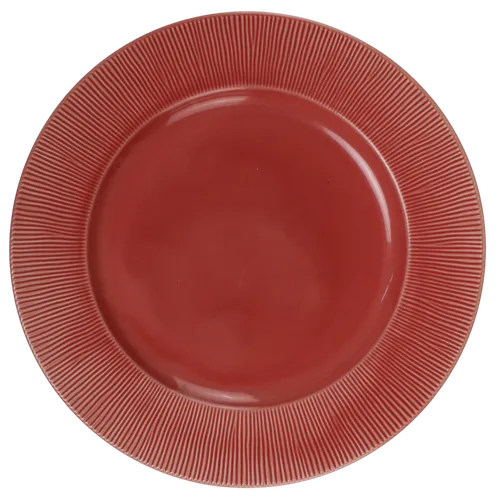 Coral Lined Dinner Plate