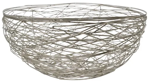 Large Silver Wire Bowl