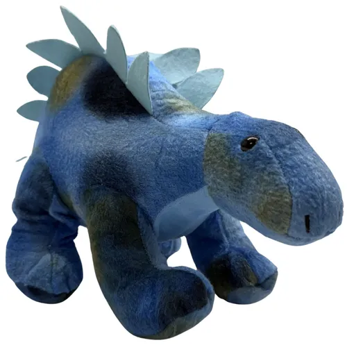 Blue Stegosaurus Dinosaur Plush