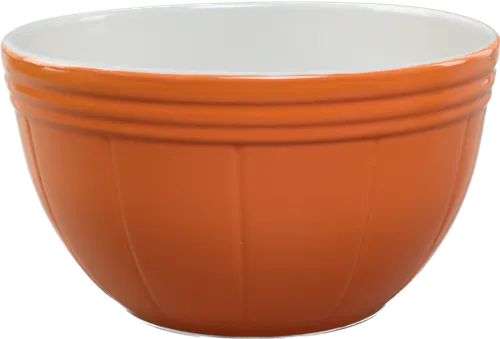 Orange Ceramic Mixing Bowl - Large