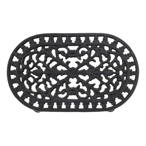 Matte Black Cast Iron Trivet