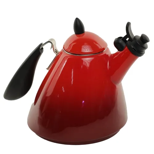 Burnt Red Gradient Enamelled Kettle