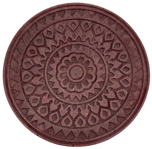 Pink Carved Mandala Coaster