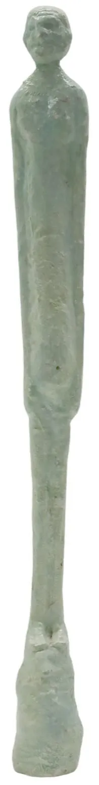 Light Green Slim Standing Figure Sculpture