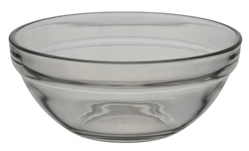 Clear Glass Thick Bowl