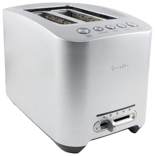 Matte Silver 2 Slice Toaster