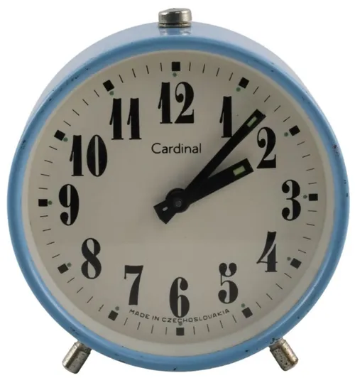 Vintage Blue Alarm Clock
