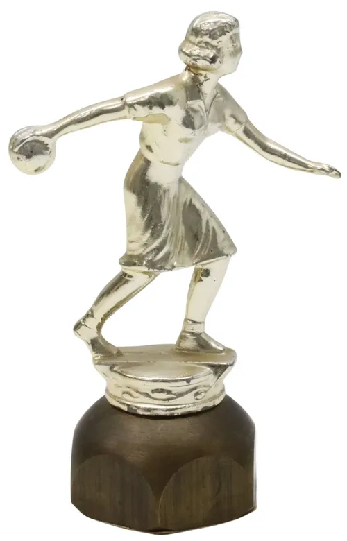Bowling Trophy On Brass Base