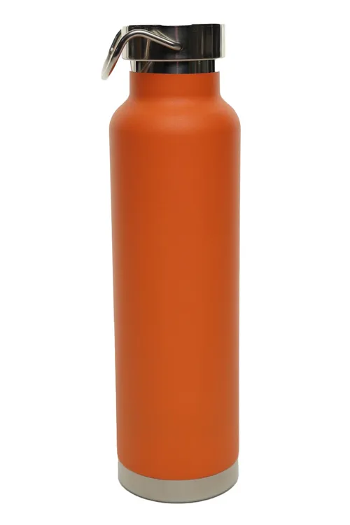 Pumpkin Orange Metal Water Bottle