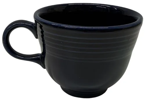 Cobalt Blue Ceramic Teacup