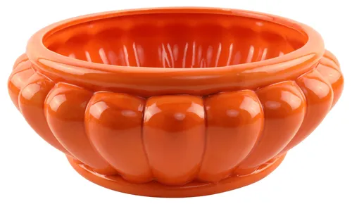 Vintage Orange Serving Bowl