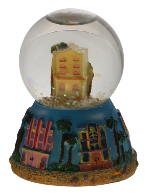 Beach House Snow Globe