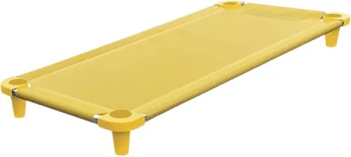 Yellow Stackable Daycare Cot