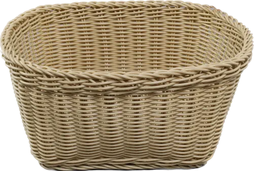 Woven Plastic Serving Bowl Basket