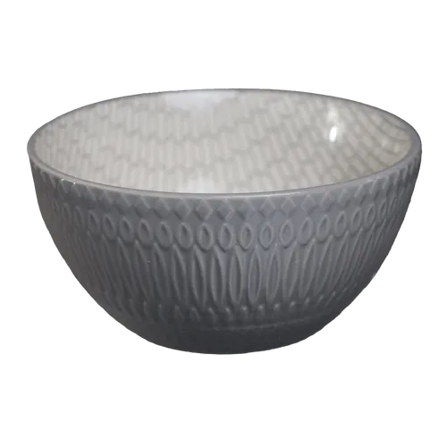 Dove Grey Textured Small Bowl