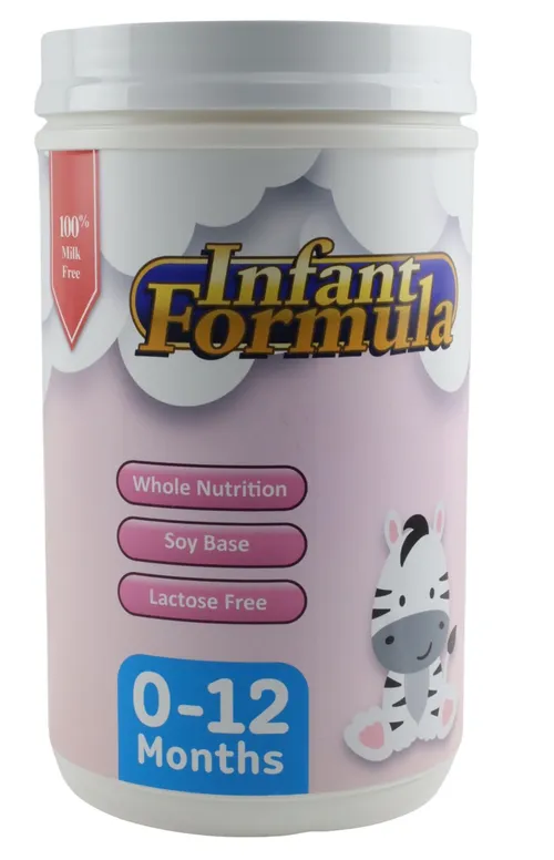 Generic Infant Formula Container With Zebra