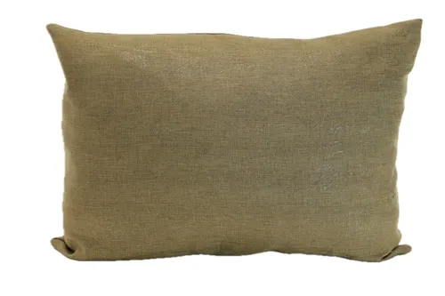 Beige Oatmeal With Gold Flecks Throw Pillow