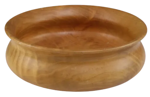 Turned Wood Decorative Bowl
