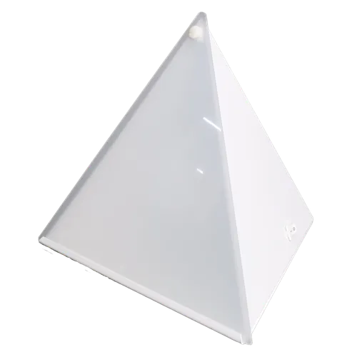 White Pyramid Light Therapy Table Lamp