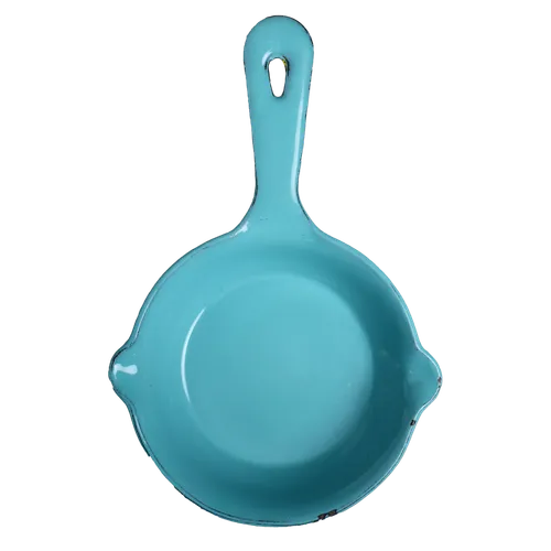 Light Blue Frying Pan Spoon Rest