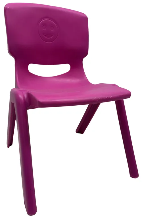 Stackable Fuchsia Kids School Chairs