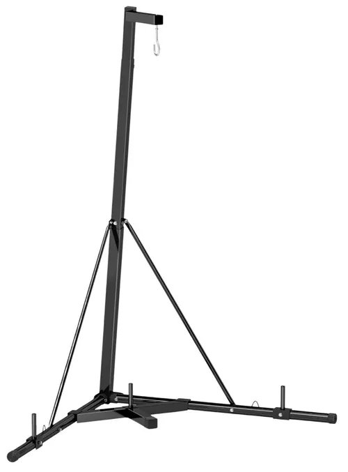Black Metal Punching Bag Stand
